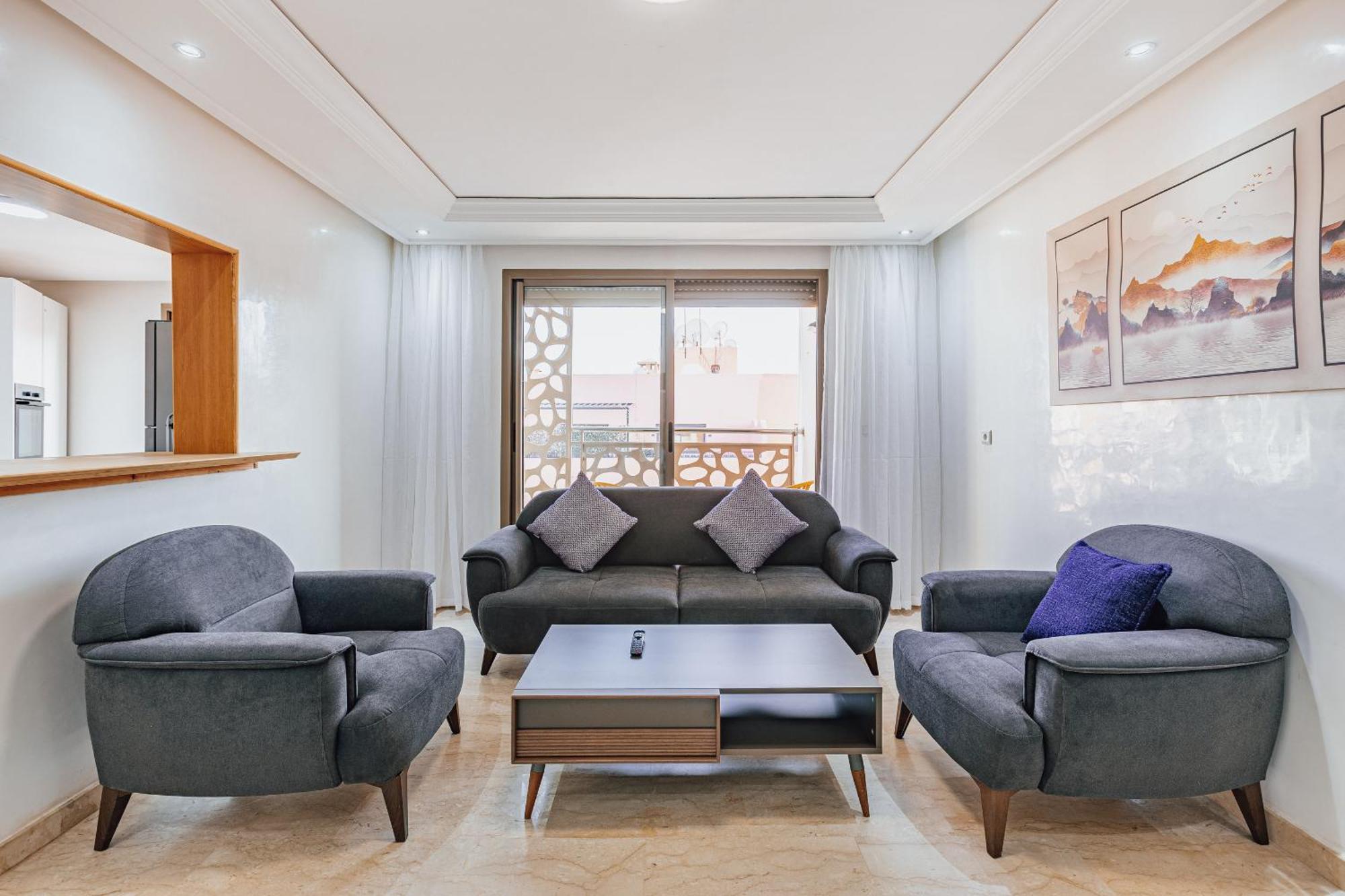 Migdal Gueliz Apart Hotel Marrakesch Exterior foto
